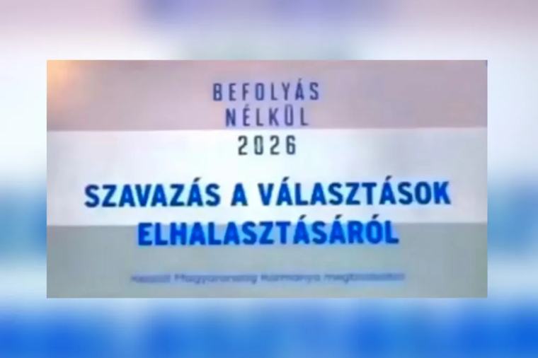 Megszüntették a nyomozást a választás elhalasztásáról szóló 2025-ös kamuvideó miatt