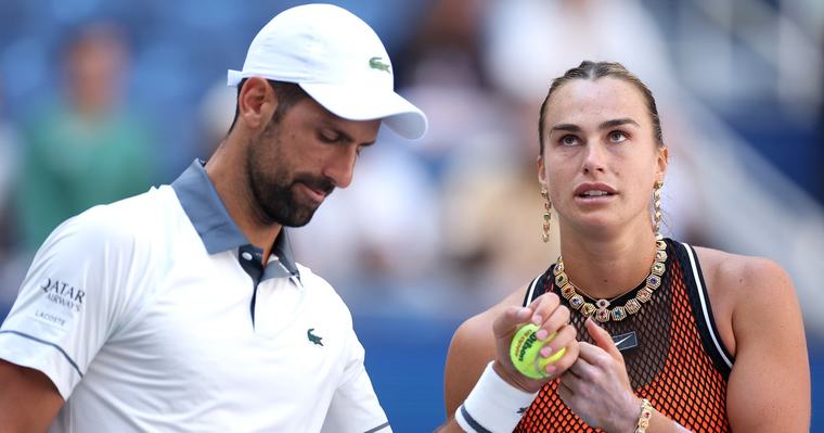 Csúnyán megégett a US Openen Djokovics és Szabalenka szuperduója